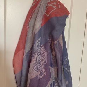 Harley Davidson Red, White & Blue Scarf